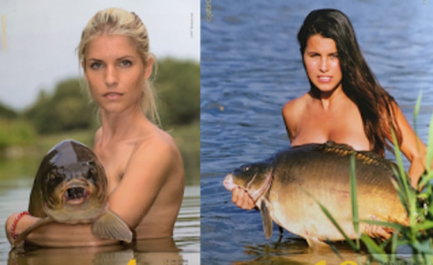 girls with fish